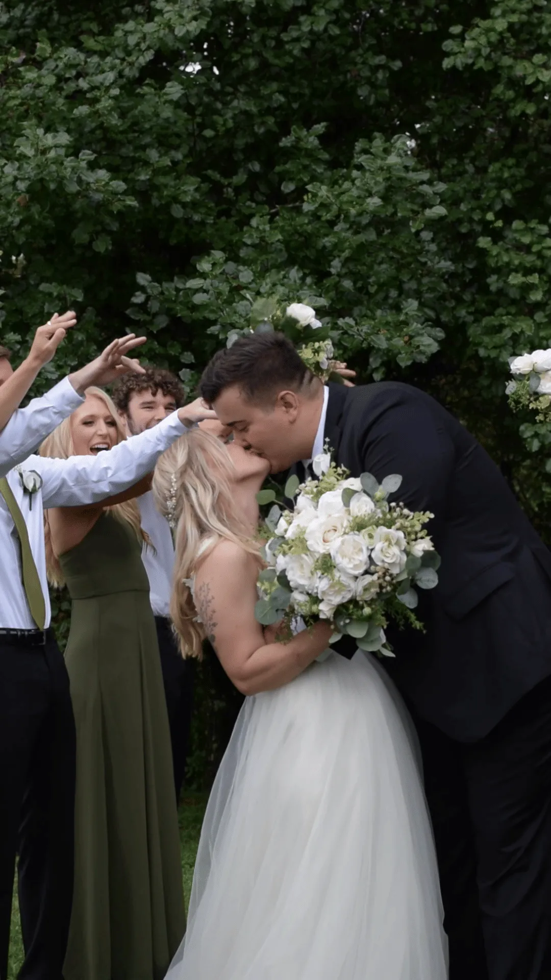 Brown Wedding — still from a wedding film in Mid Michigan